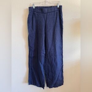 Lilly Pulitzer Deep Blue Wide Leg Pants
